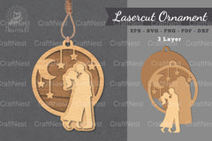 Wedding Laser Cut Ornament Clipart Bundle - CraftNest - Digital Crafting and Art