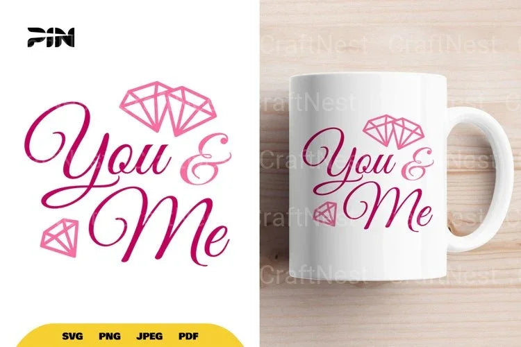 Wedding You Me SVG Bundle - CraftNest - Digital Crafting and Art