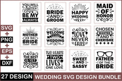 Wedding SVG Bundle 1 - CraftNest - Digital Crafting and Art