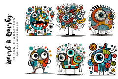 Weird and Quirky - Characters - CraftNest - Digital Crafting and Art