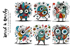 Weird and Quirky - Characters - CraftNest - Digital Crafting and Art