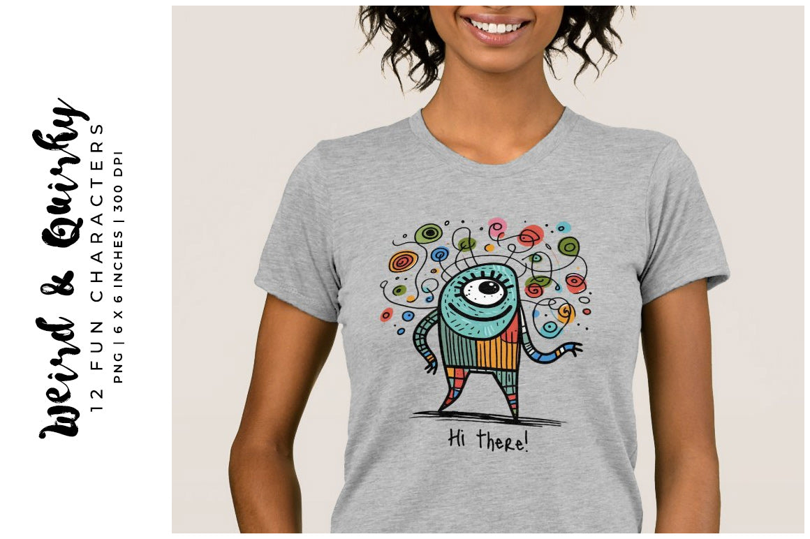 Weird and Quirky - Characters - CraftNest - Digital Crafting and Art