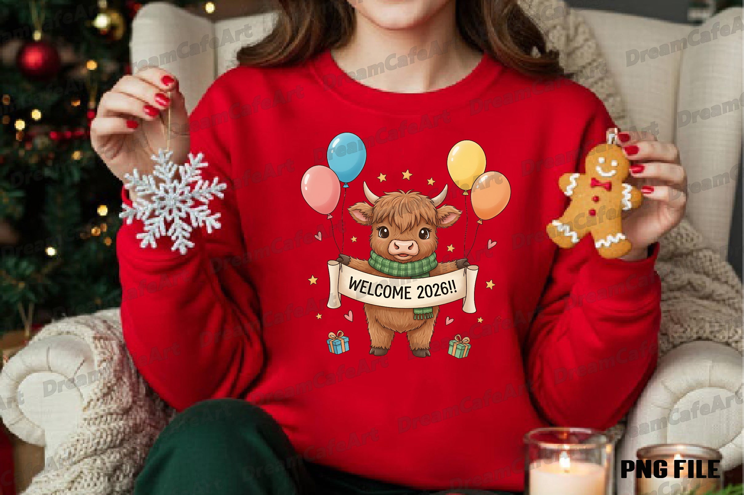 Highland Cow Clipart Bundle 2026