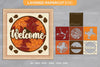 Welcome Autumn Shadow Box SVG Bundle