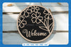 Welcome Round Sign Laser Cut SVG Bundle