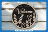 Welcome Round Sign Laser Cut SVG Bundle