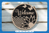 Welcome Round Sign Laser Cut SVG Bundle