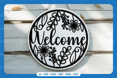 Welcome Sign Laser Cut SVG Bundle - CraftNest - Digital Crafting and Art