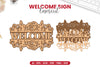 Welcome Sign Laser Cut SVG Bundle - Clipart Collection