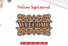 Welcome Sign Laser Cut SVG Bundle Clipart