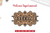 Welcome Sign Laser Cut SVG Bundle - Clipart Collection