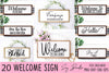 Welcome Sign SVG Bundle