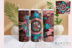 Western Tumbler Wrap - CraftNest - Digital Crafting and Art