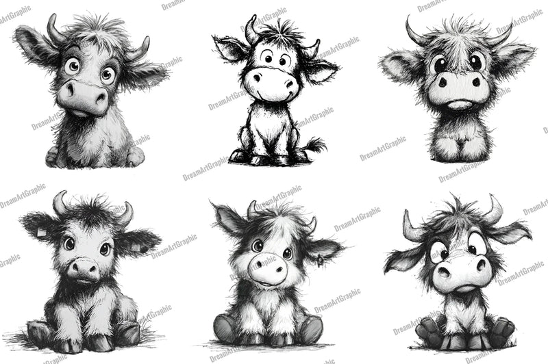 Whimsical Baby Animal Clipart Bundle - CraftNest - Digital Crafting and Art