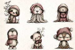 Whimsical Baby Animal Clipart Bundle - CraftNest - Digital Crafting and Art