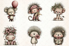 Whimsical Baby Animal Clipart Bundle - CraftNest - Digital Crafting and Art