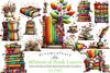 Whimsical Book Lovers Clipart Bundle