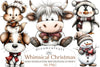 Whimsical Christmas Design Clipart Bundle