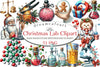 Whimsical Christmas Lab Clipart Bundle