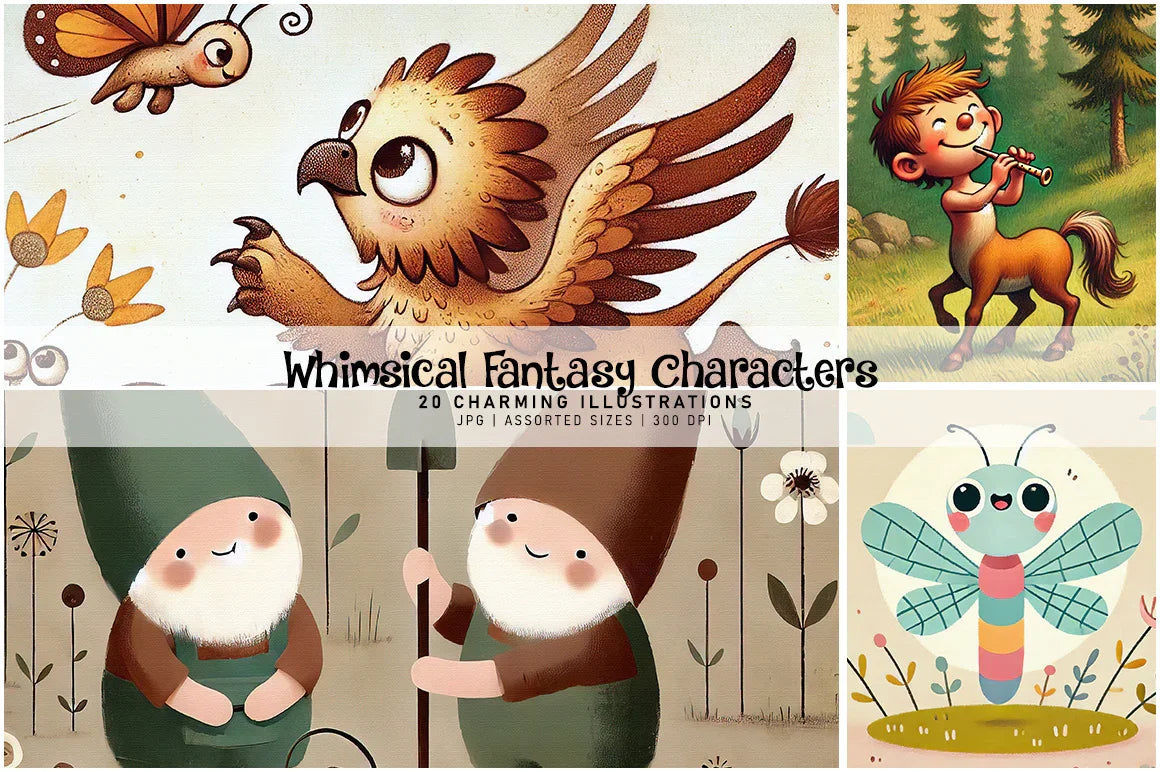 Whimsy Characters Whimsical Fantasy Characters - Nursery