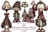 Whimsical Geese Clipart Bundle