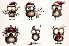Whimsical Owl Clipart Bundle - CraftNest - Digital Crafting and Art