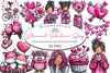 Whimsical Valentine's Day Clipart Bundle