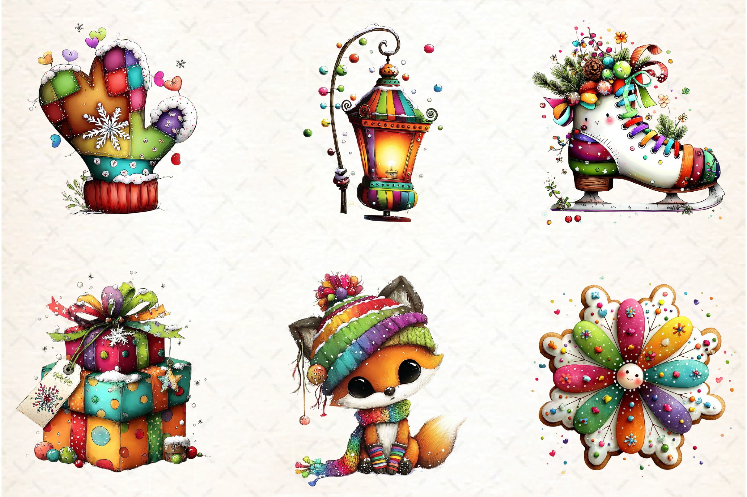 Whimsical Winter Clipart Bundle