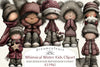 Whimsical Winter Kids Clipart Bundle