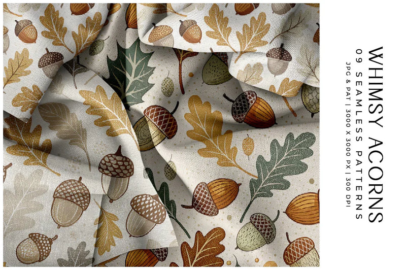 Whimsy Acorns - Autumn - CraftNest - Digital Crafting and Art