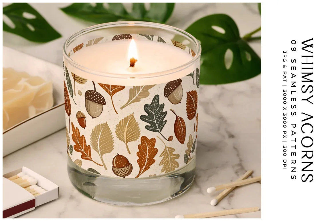 Whimsy Acorns - Autumn - CraftNest - Digital Crafting and Art