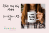 14oz White Coffee Mug Mockup