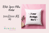 Stylish White Square Pillow Mockup Design Template