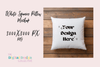 White Square Pillow Mockup