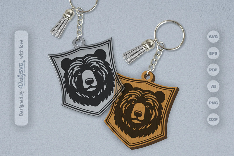 Wild Animal Keychain SVG Bundle - CraftNest - Digital Crafting and Art