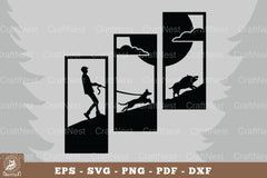 Wild Boar Hunting Home Decor SVG Bundle - CraftNest - Digital Crafting and Art