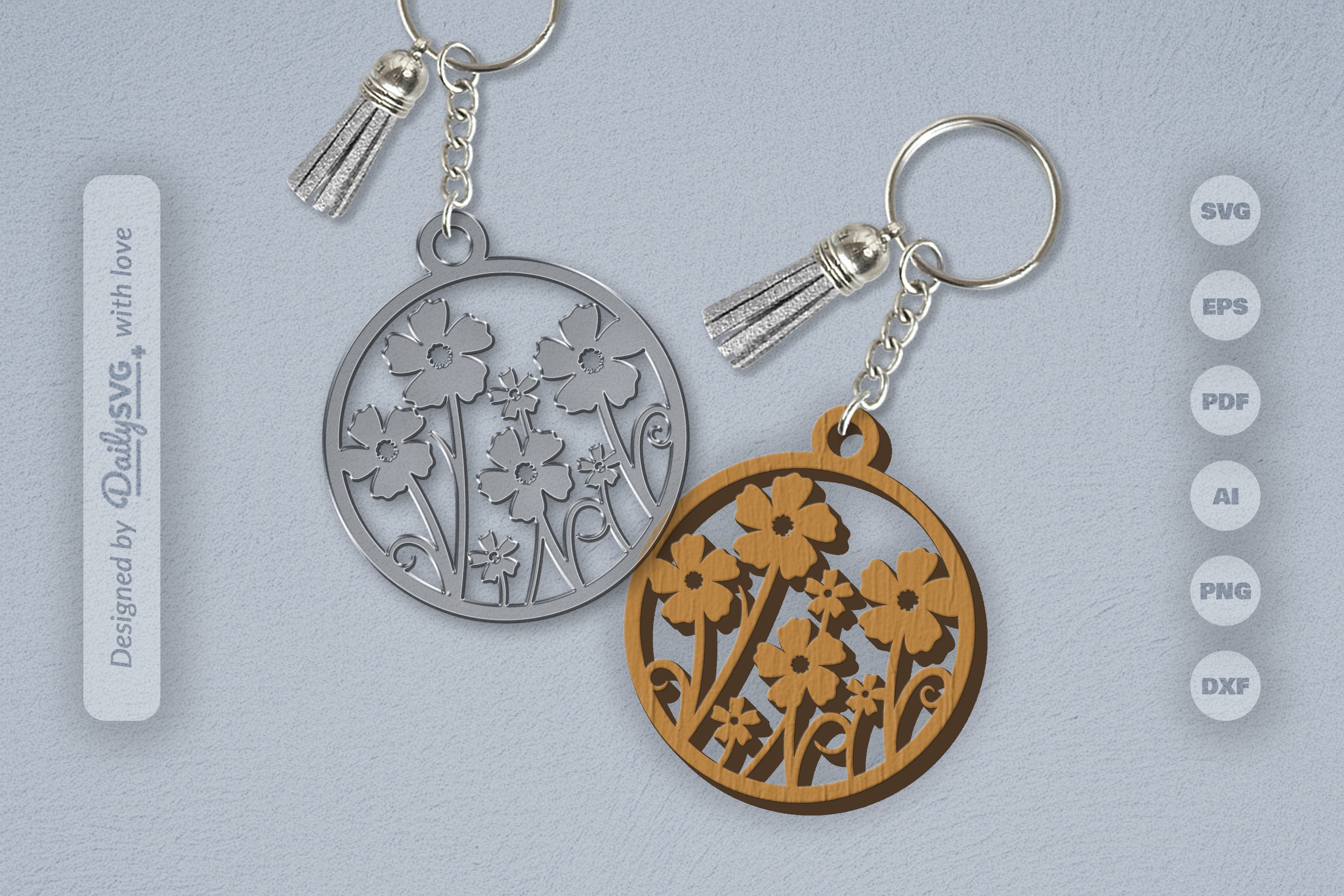 Wild Floral Round SVG Bundle 19