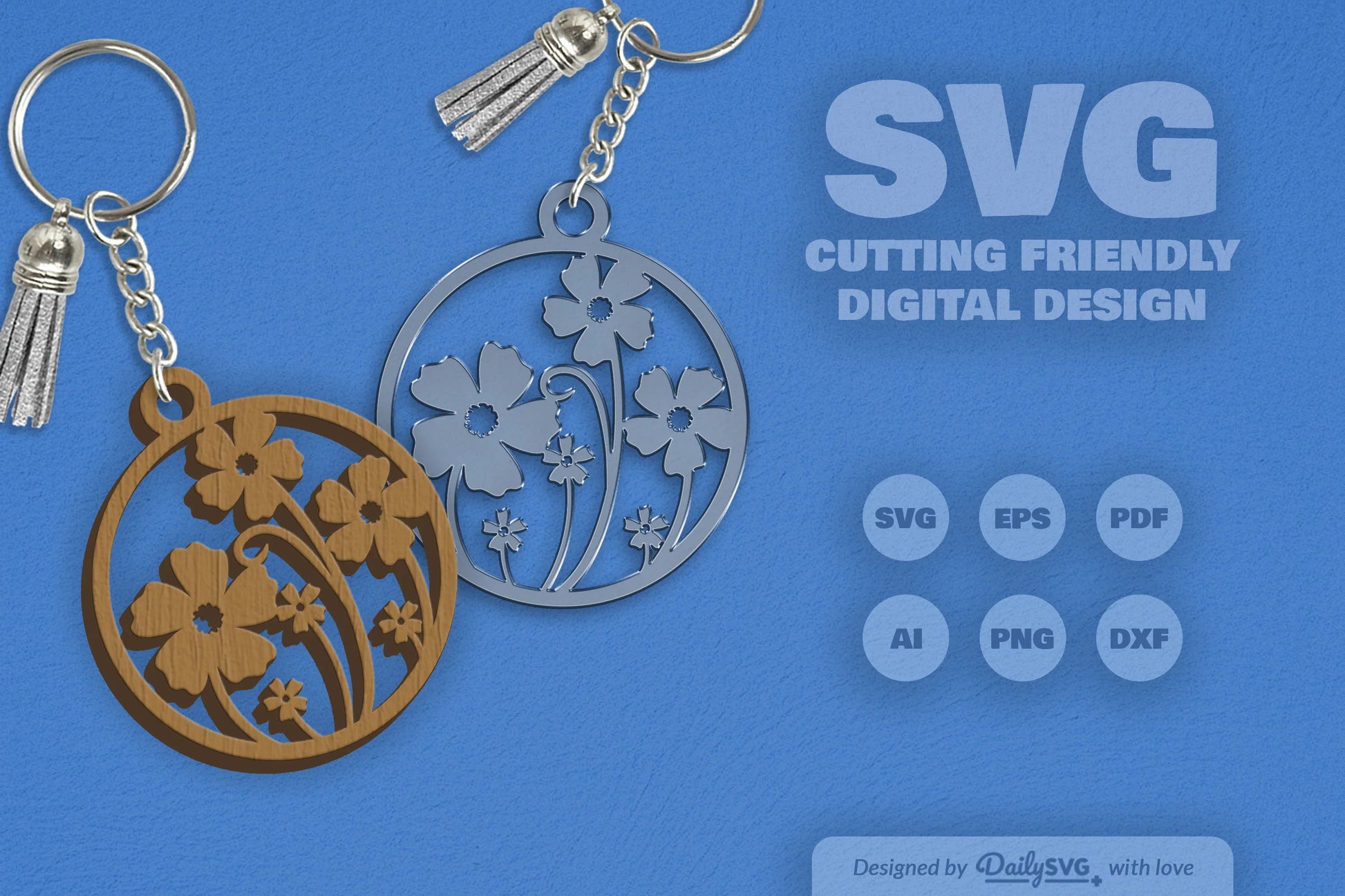 Wild Floral Round SVG Bundle 14 - CraftNest - Digital Crafting and Art