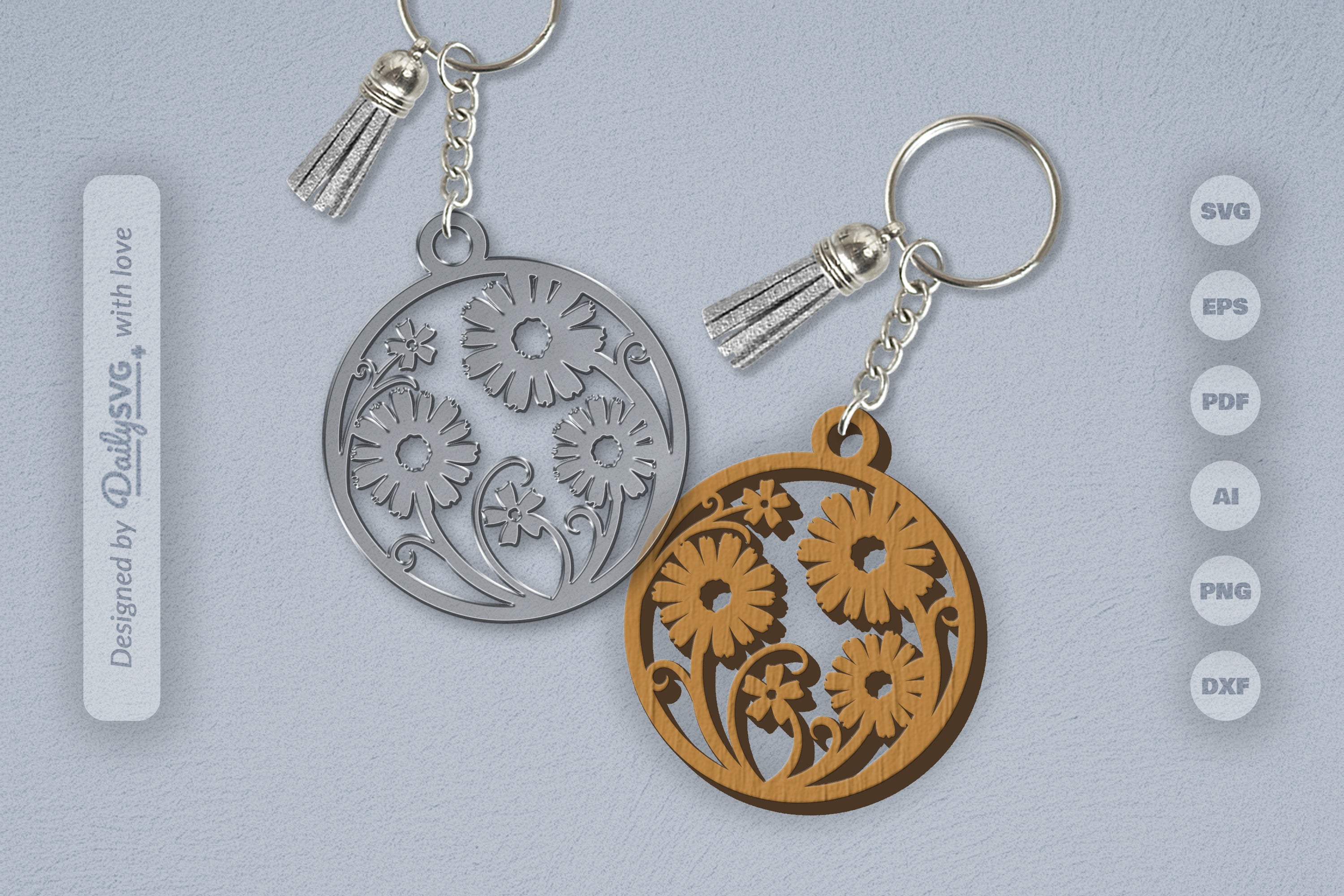 Wild Floral Round SVG Bundle 12