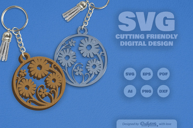 Wild Floral Round SVG Bundle 12 - CraftNest - Digital Crafting and Art