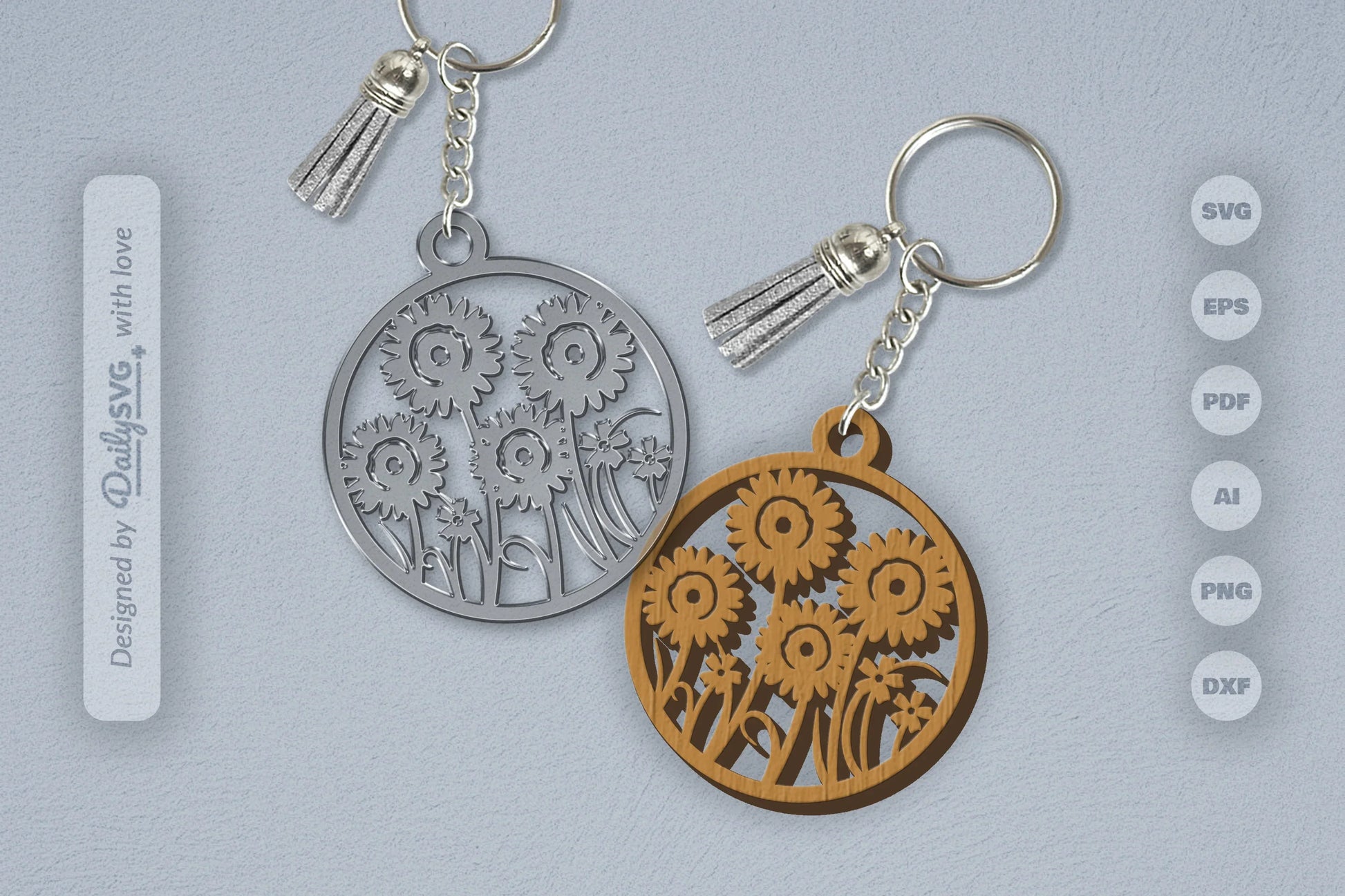 Wild Floral Round SVG Bundle 17 - CraftNest - Digital Crafting and Art