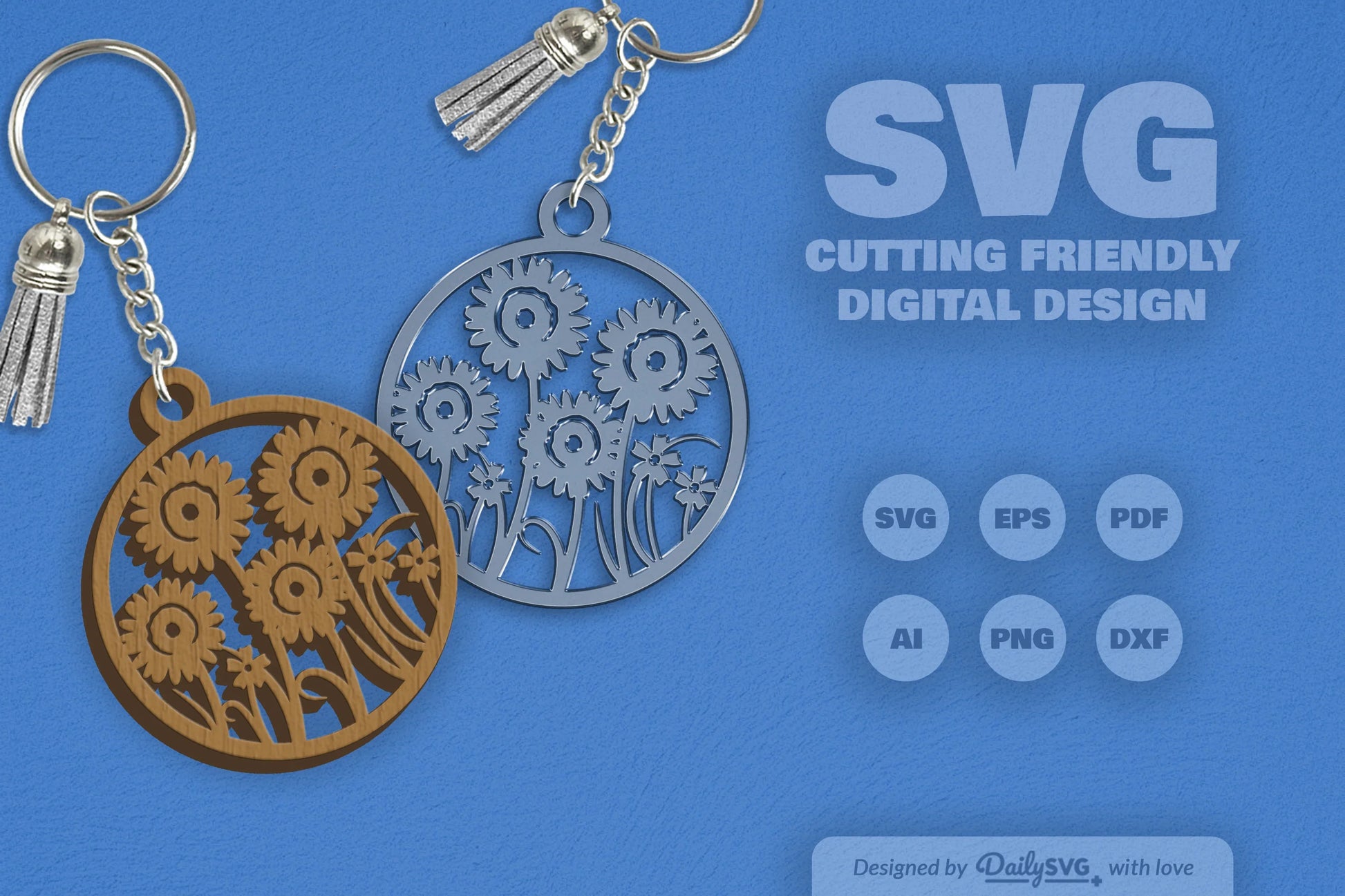 Wild Floral Round SVG Bundle 17 - CraftNest - Digital Crafting and Art