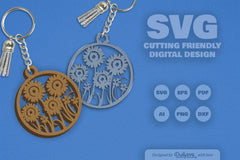 Wild Floral Round SVG Bundle 17 - CraftNest - Digital Crafting and Art