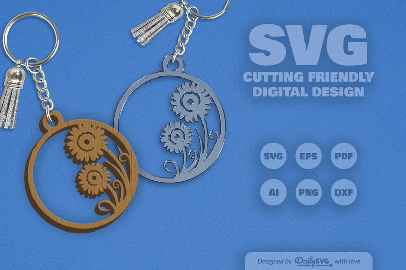 Wild Floral Round SVG Bundle 15 - CraftNest - Digital Crafting and Art