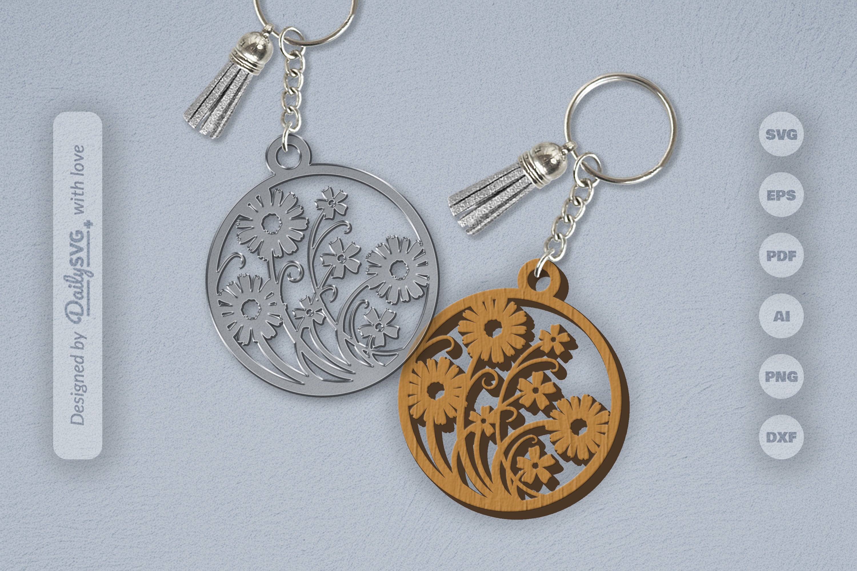 Wild Floral Round SVG Bundle 21