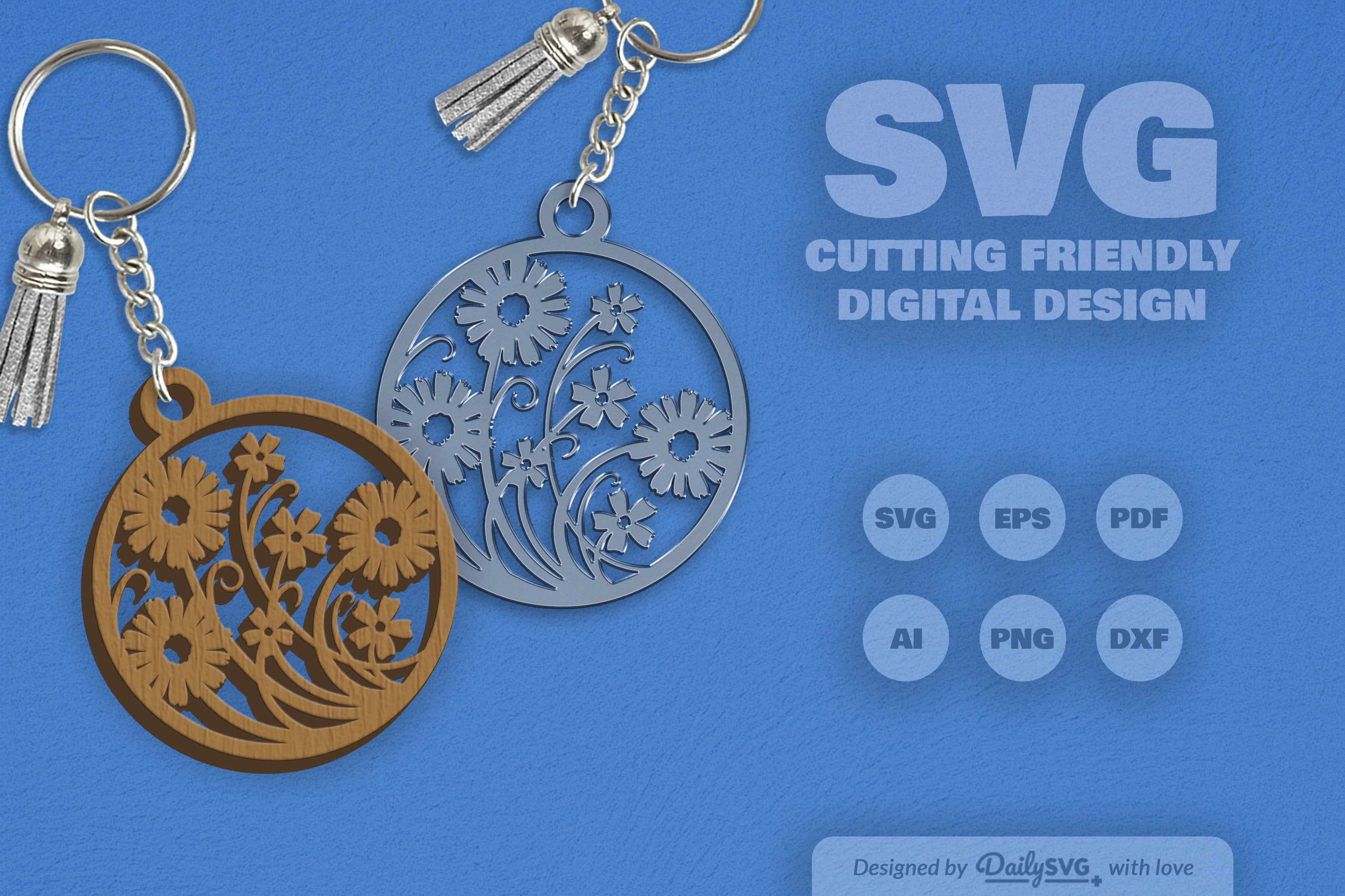 Wild Floral Round SVG Bundle 21