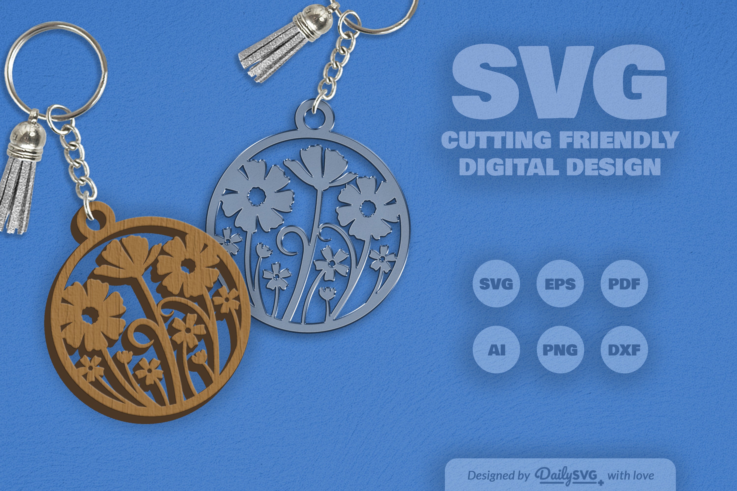 Wild Floral Round SVG Bundle 11