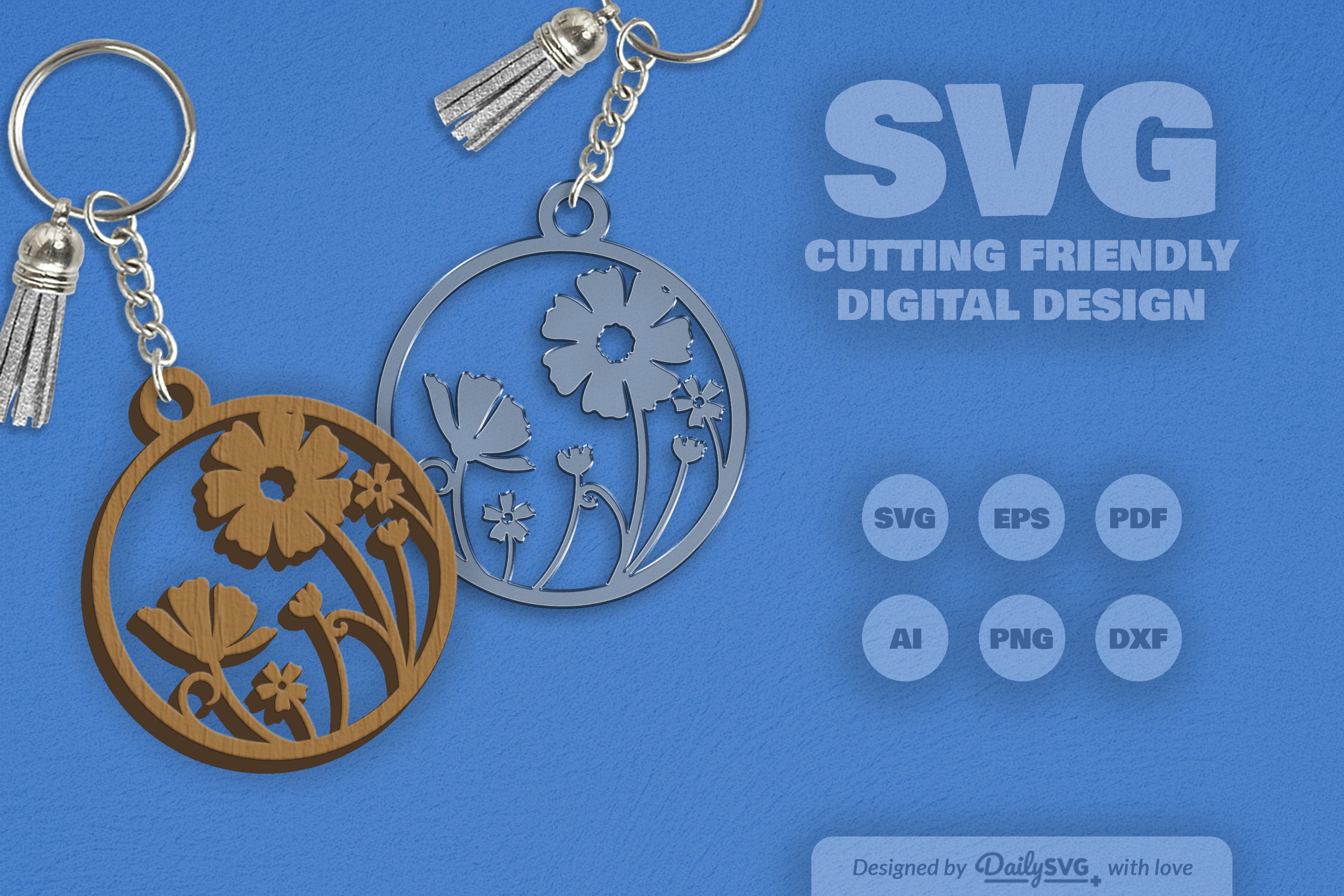 Wild Floral Round SVG Bundle 10