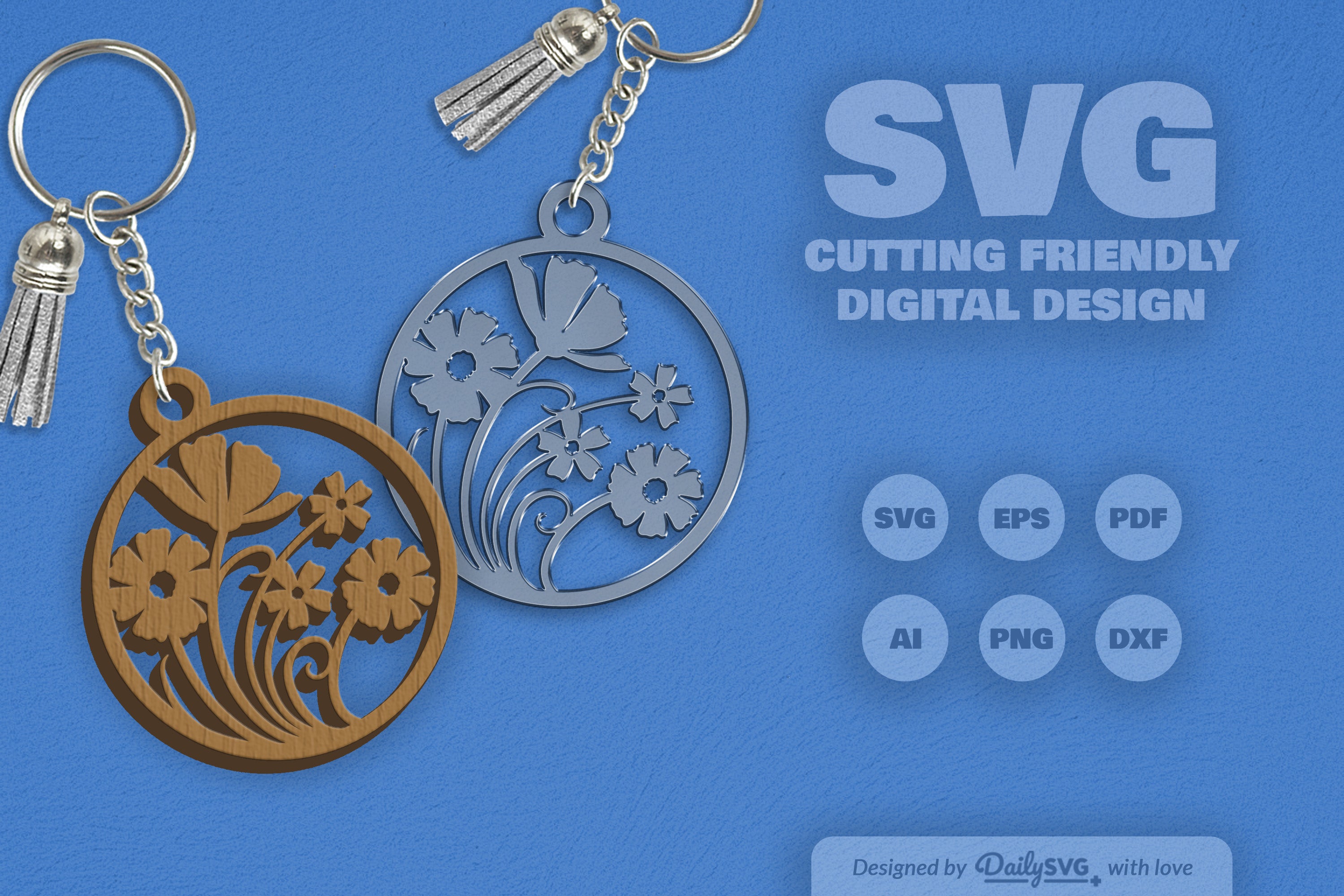 Wild Floral Round SVG Bundle 9