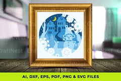 Winter 3D Shadow Box SVG Bundle - CraftNest - Digital Crafting and Art